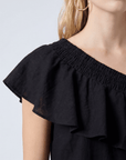 ROBE ASYMETRIQUE - CALETA - NOIR ROBE NEW KOOKAI Mode Kookai