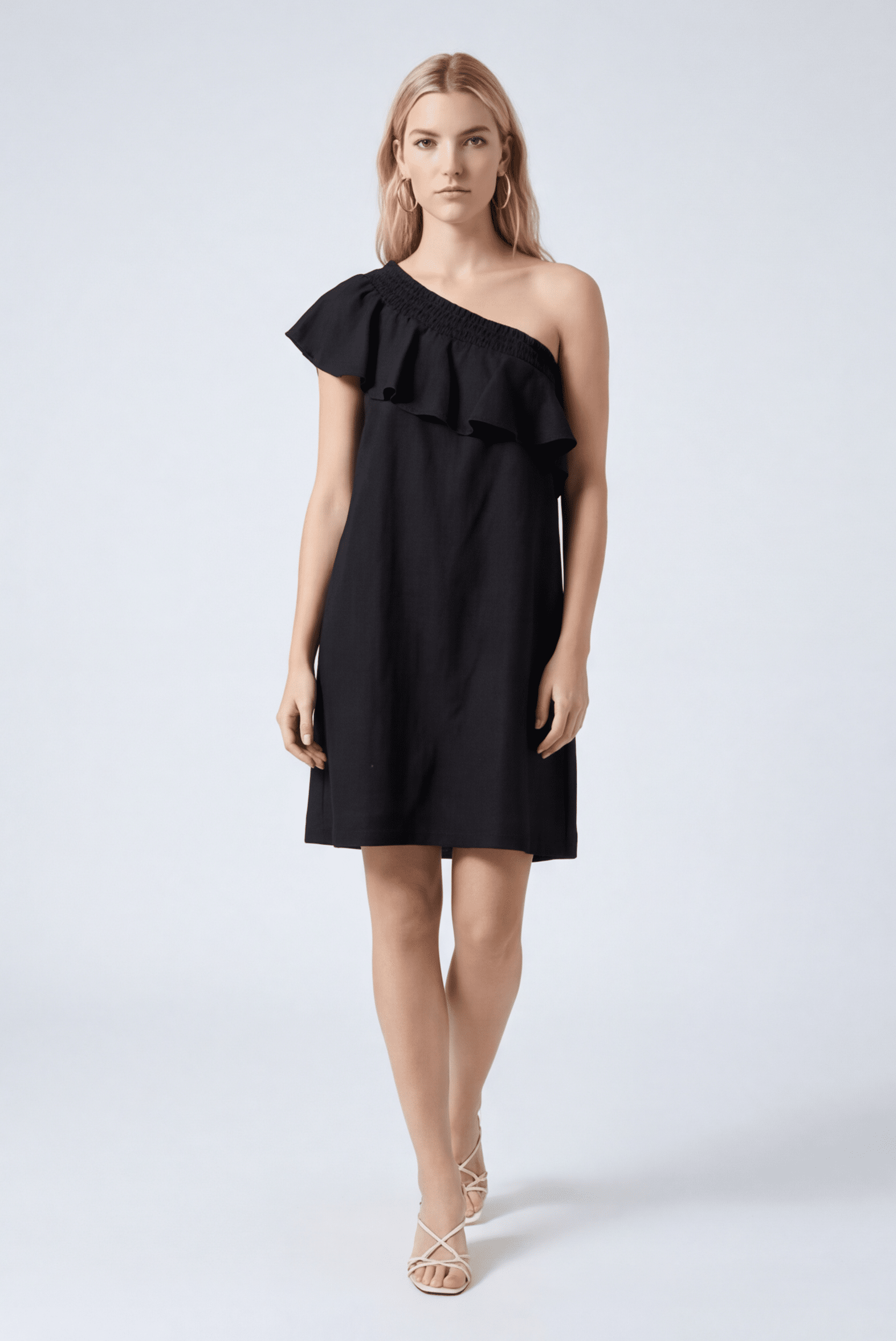 ROBE ASYMETRIQUE - CALETA - NOIR ROBE NEW KOOKAI Mode Kookai