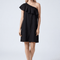 ROBE ASYMETRIQUE - CALETA - NOIR ROBE NEW KOOKAI Mode Kookai