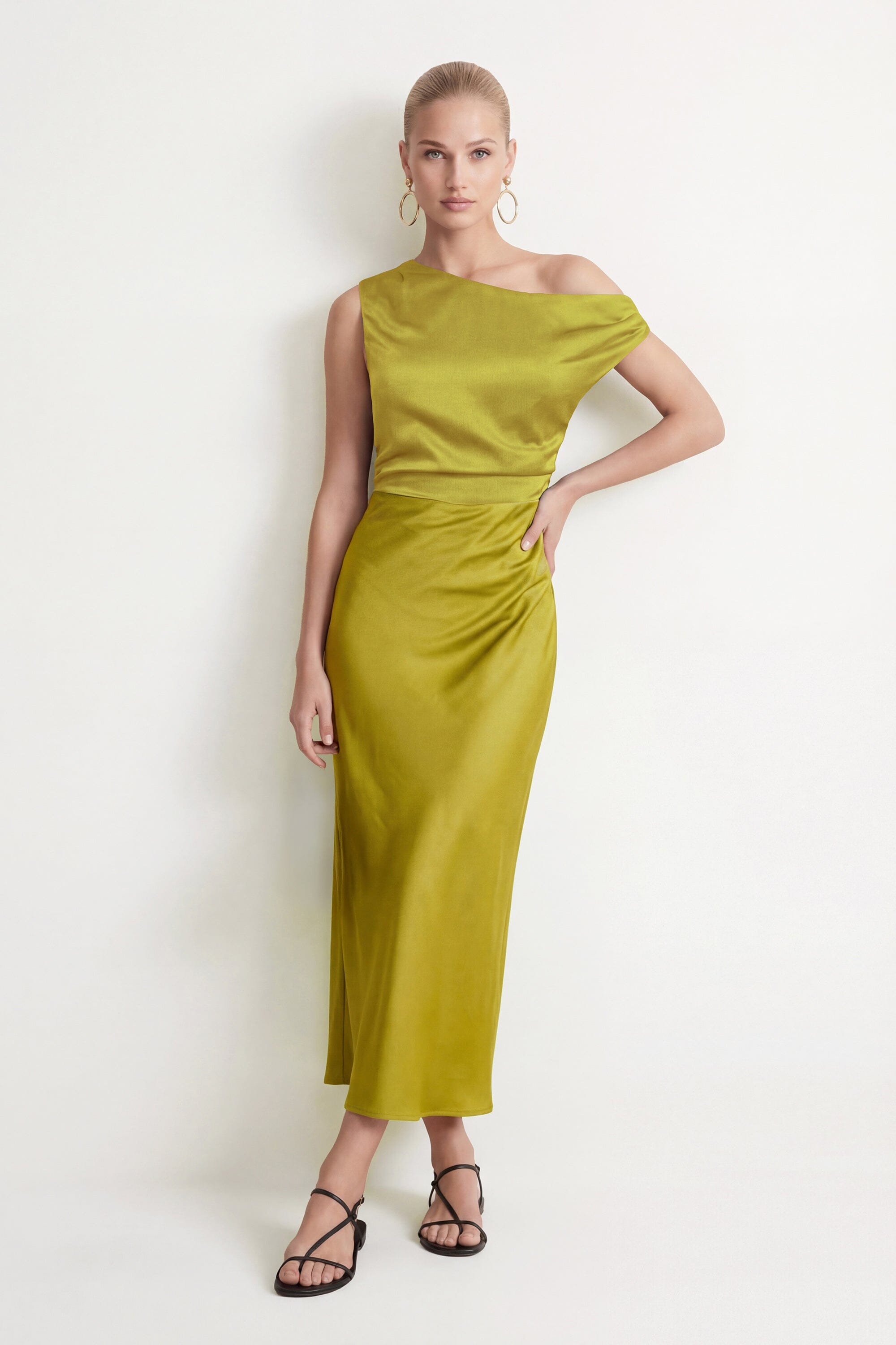 ROBE ASYMETRIQUE - CAPRI - ANIS ROBE NEW KOOKAI Mode Kookai