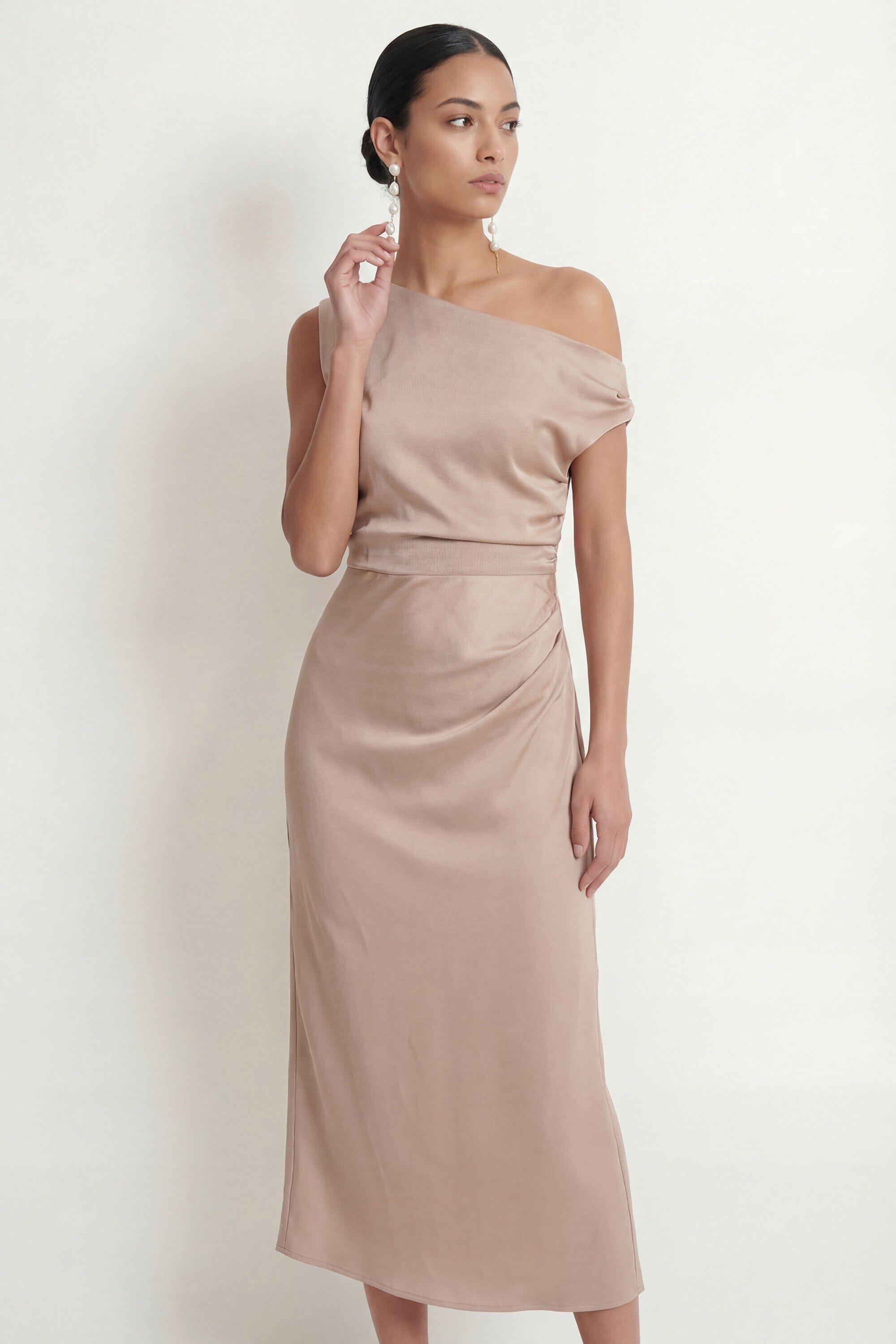 ROBE ASYMETRIQUE - CAPRI - ROSEE ROBE NEW KOOKAI Mode Kookai