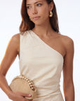 ROBE ASYMETRIQUE - CLARENCE - CREME ROBE NEW KOOKAI Mode Kookai