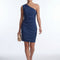 ROBE ASYMETRIQUE - CLARENCE - INDIGO ROBE NEW KOOKAI Mode Kookai