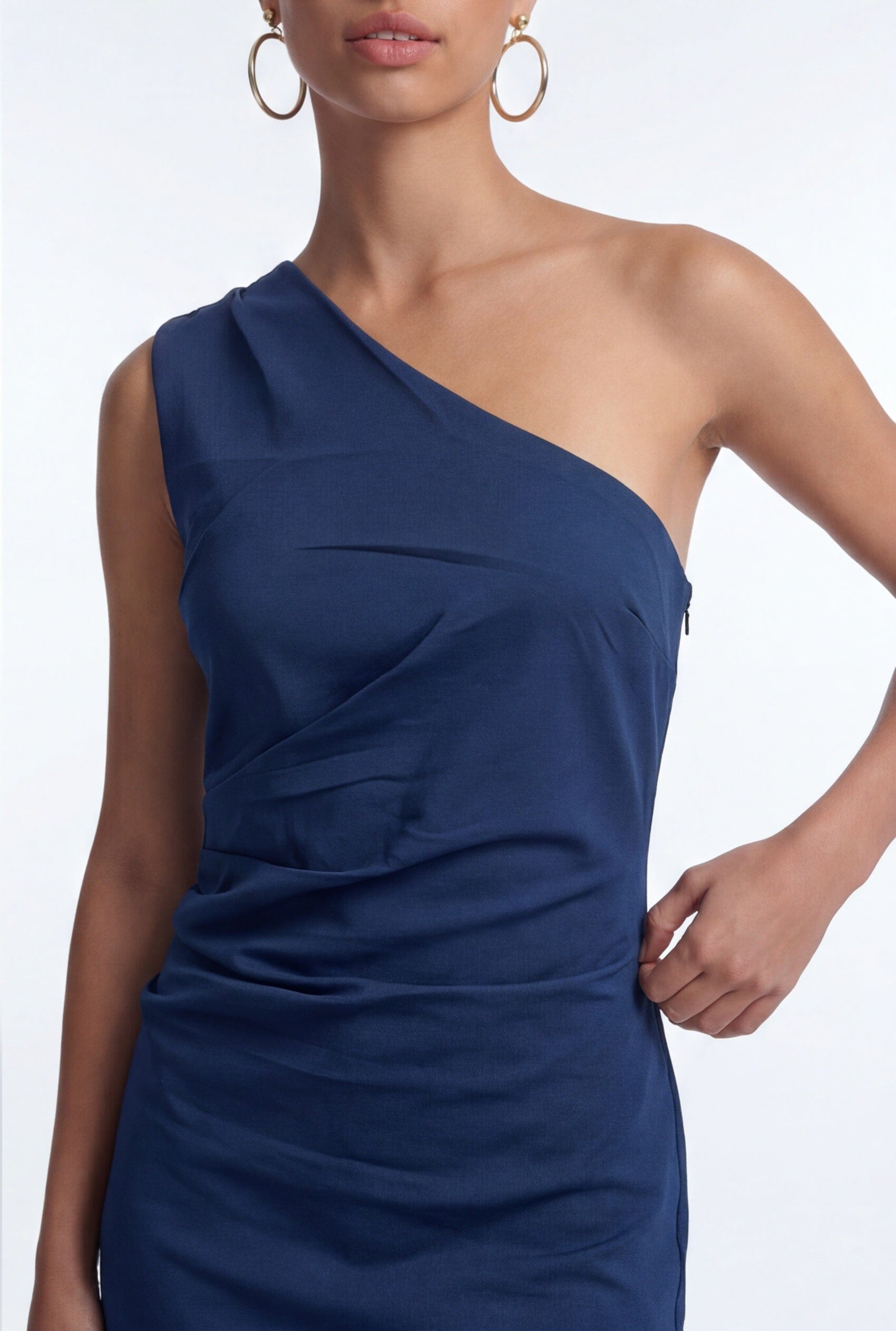 ROBE ASYMETRIQUE - CLARENCE - INDIGO ROBE NEW KOOKAI Mode Kookai