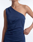 ROBE ASYMETRIQUE - CLARENCE - INDIGO ROBE NEW KOOKAI Mode Kookai