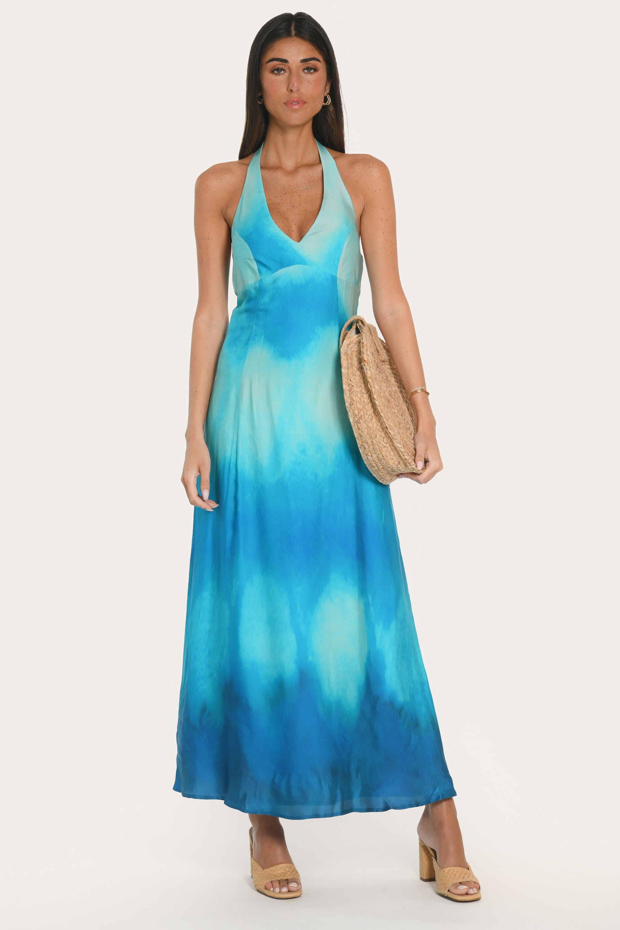 ROBE - AURORA - CYAN ROBE NEW KOOKAI Mode Kookai