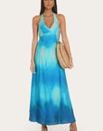 ROBE - AURORA - CYAN ROBE NEW KOOKAI Mode Kookai