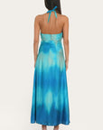 ROBE - AURORA - CYAN ROBE NEW KOOKAI Mode Kookai