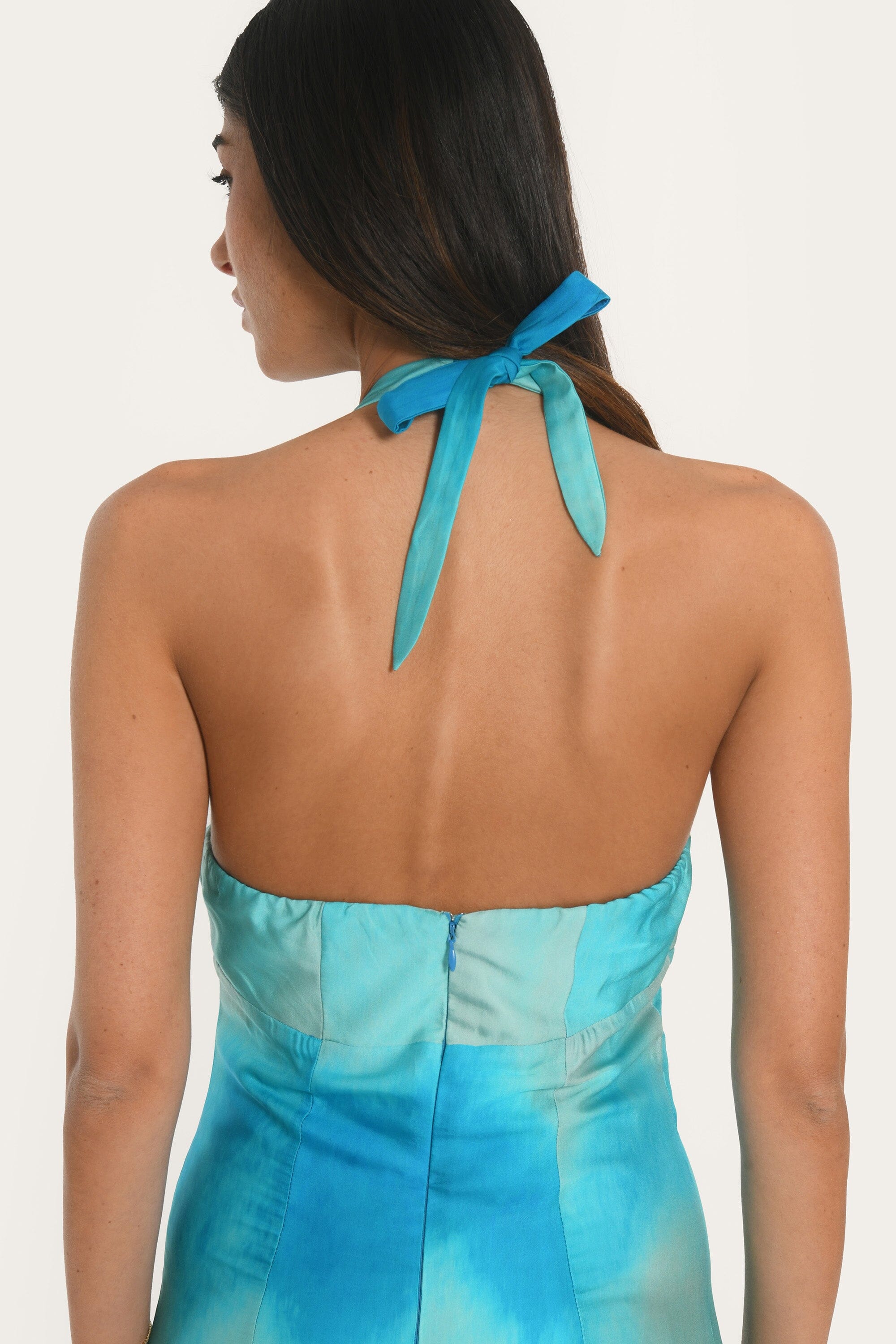 ROBE - AURORA - CYAN ROBE NEW KOOKAI Mode Kookai