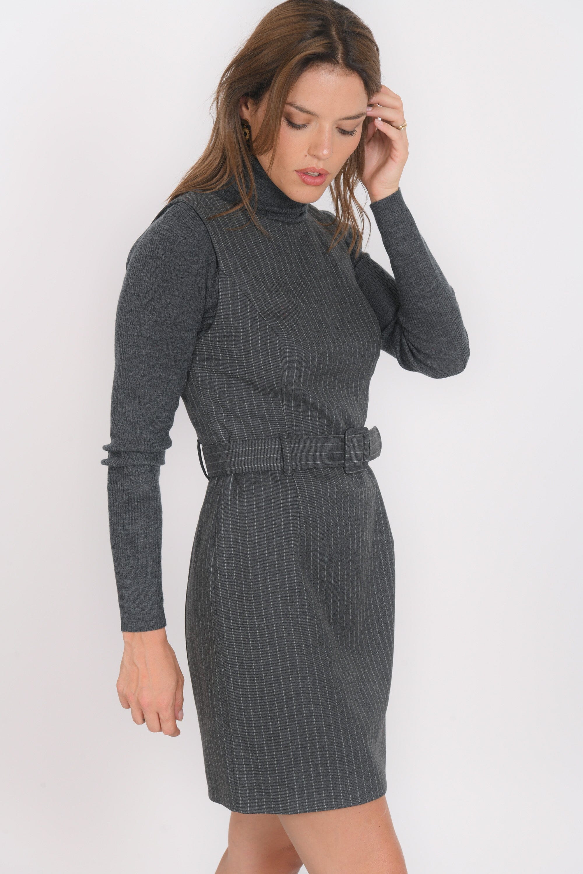 ROBE - BARTOLOMEO - GRIS ROBE NEW KOOKAI Mode Kookai