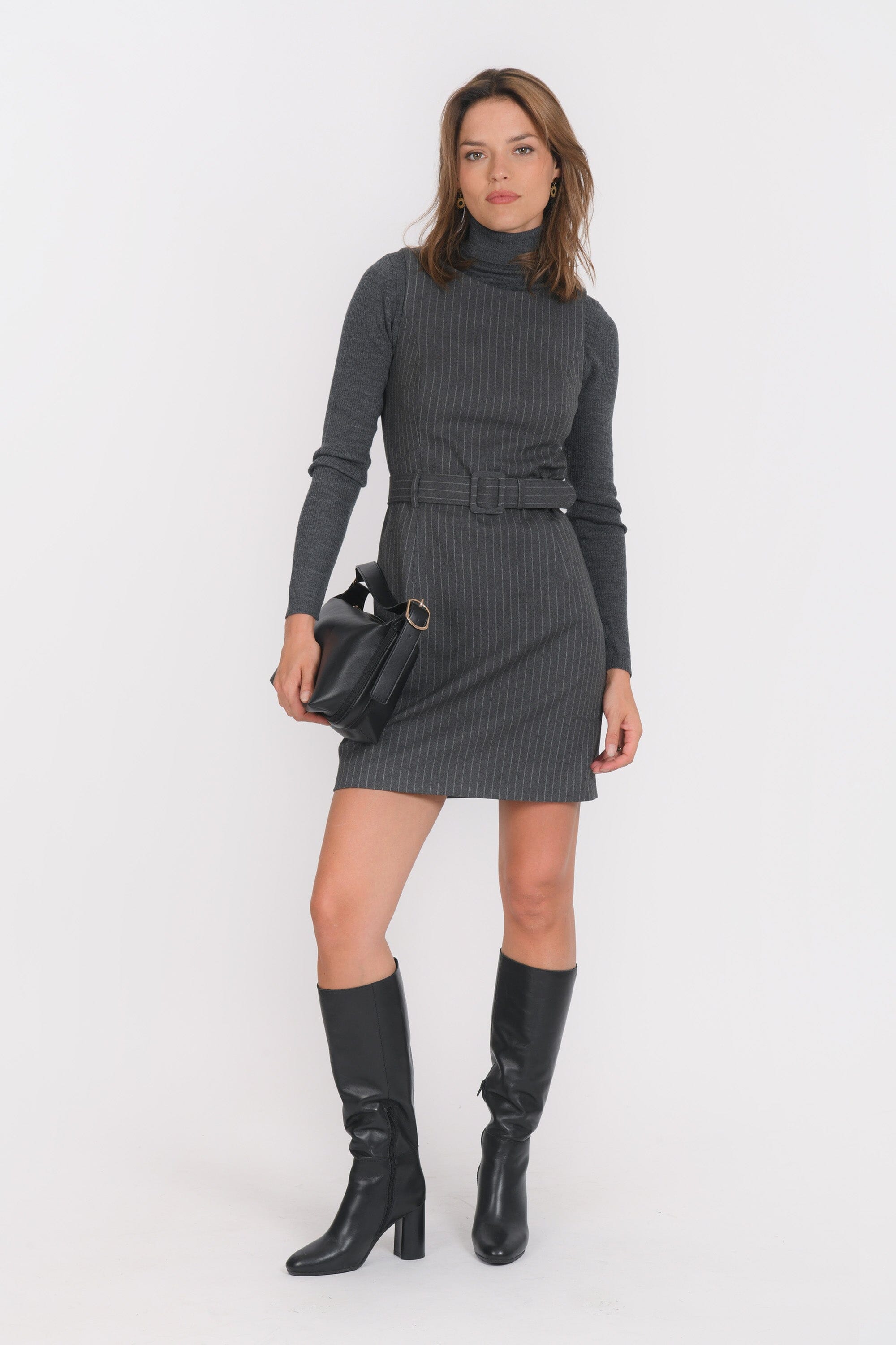 ROBE - BARTOLOMEO - GRIS ROBE NEW KOOKAI Mode Kookai