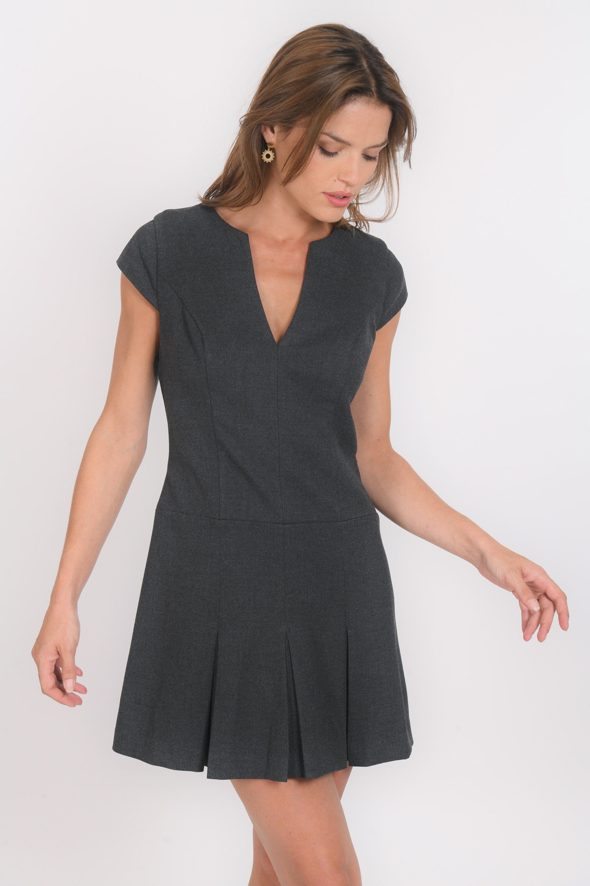 ROBE - BELLA - ANTHRACITE ROBE NEW KOOKAI Mode Kookai