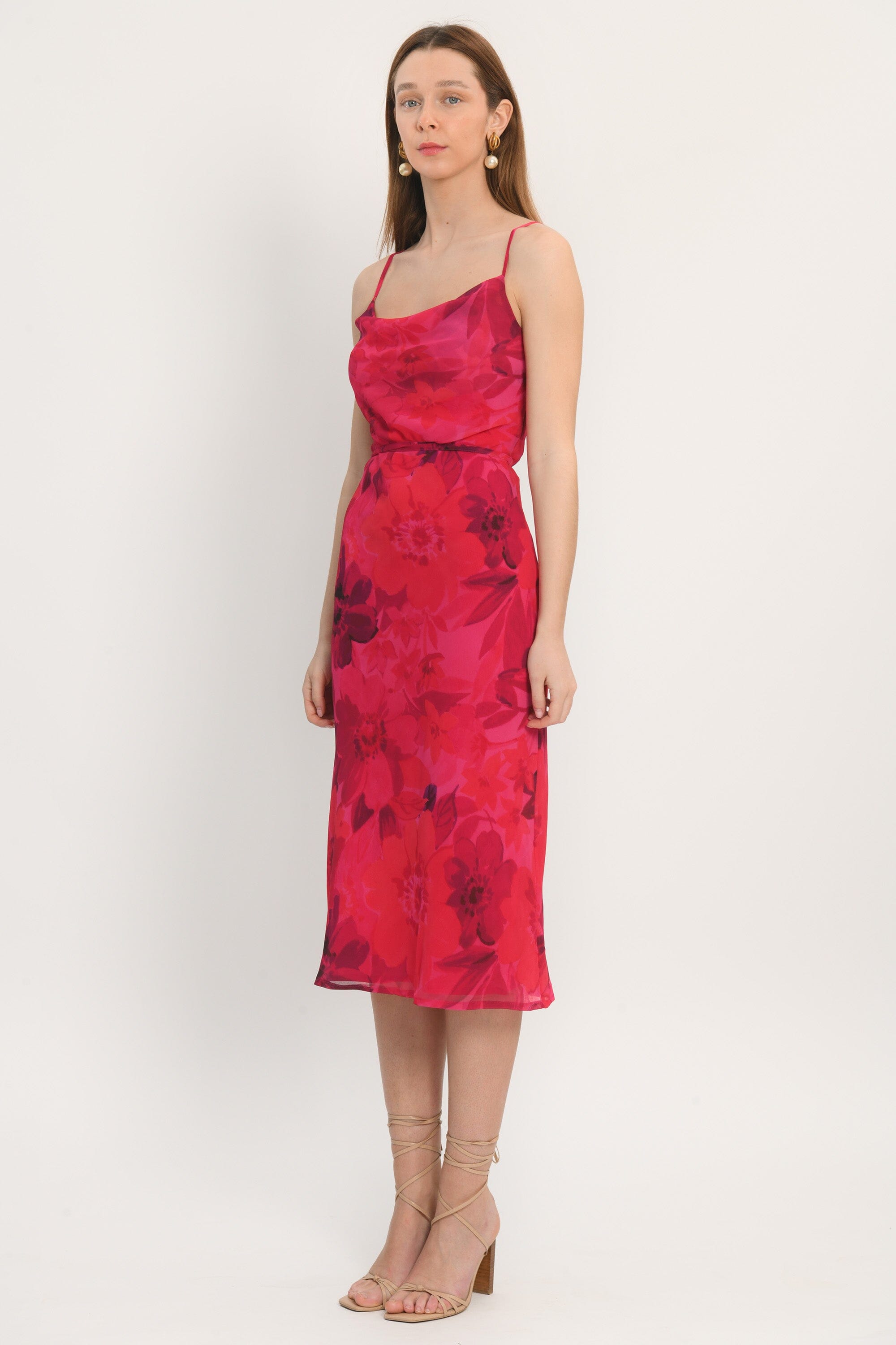 ROBE BENITIER - ADRIANA - FUSCHIA ROBE NEW KOOKAI Mode Kookai