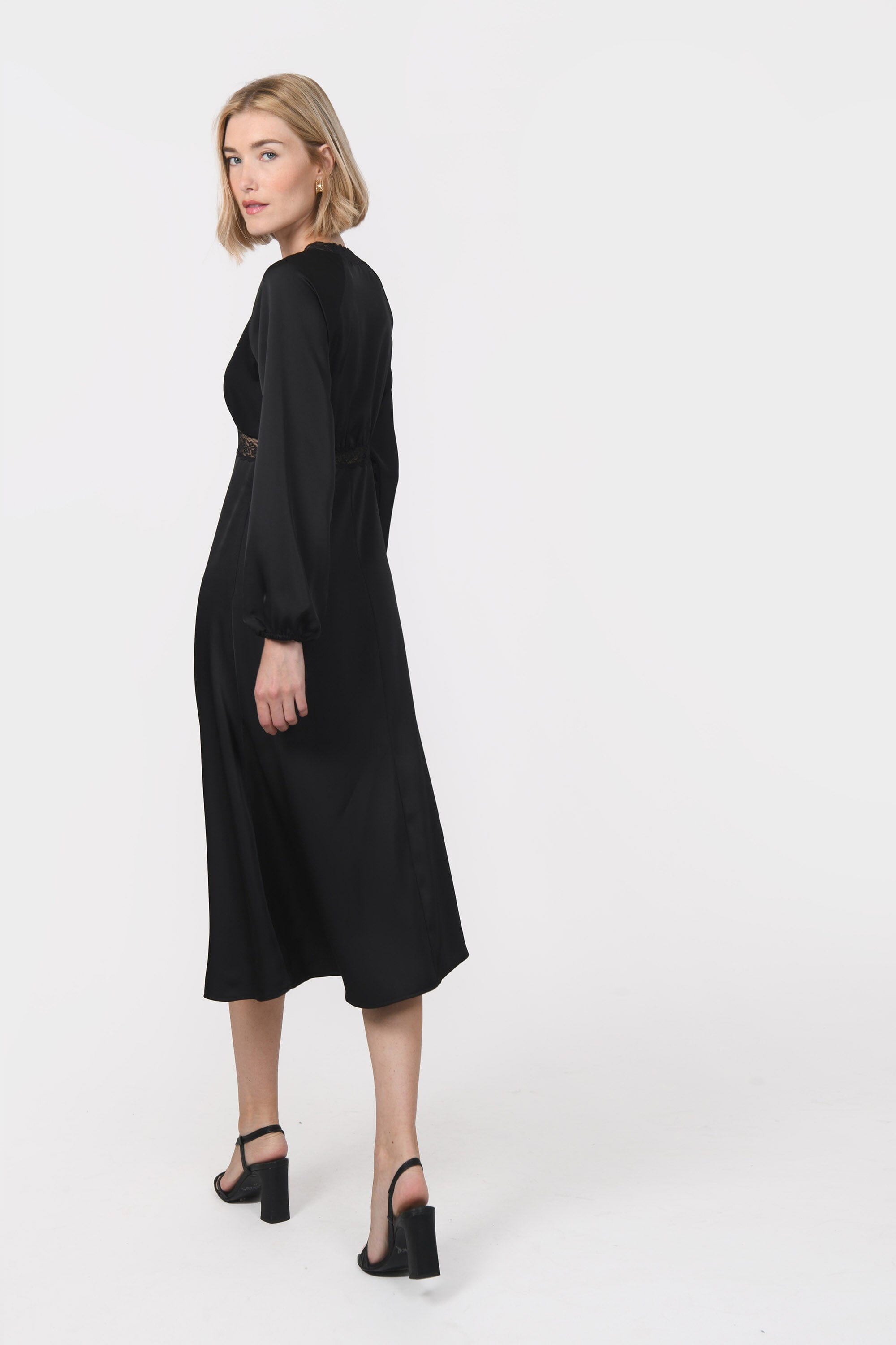 ROBE - BERGAMOTE - NOIR ROBE NEW KOOKAI Mode Kookai