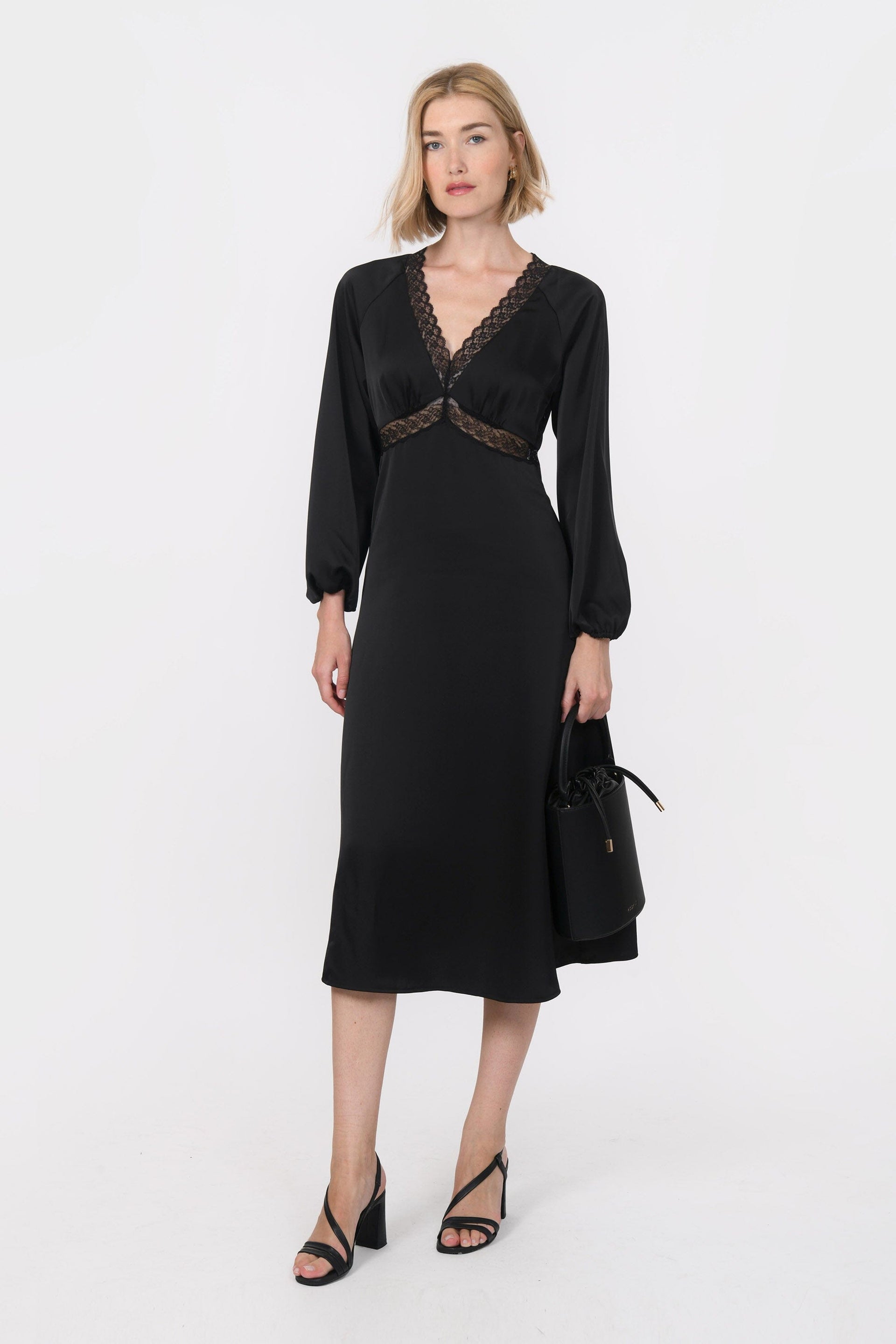 ROBE - BERGAMOTE - NOIR