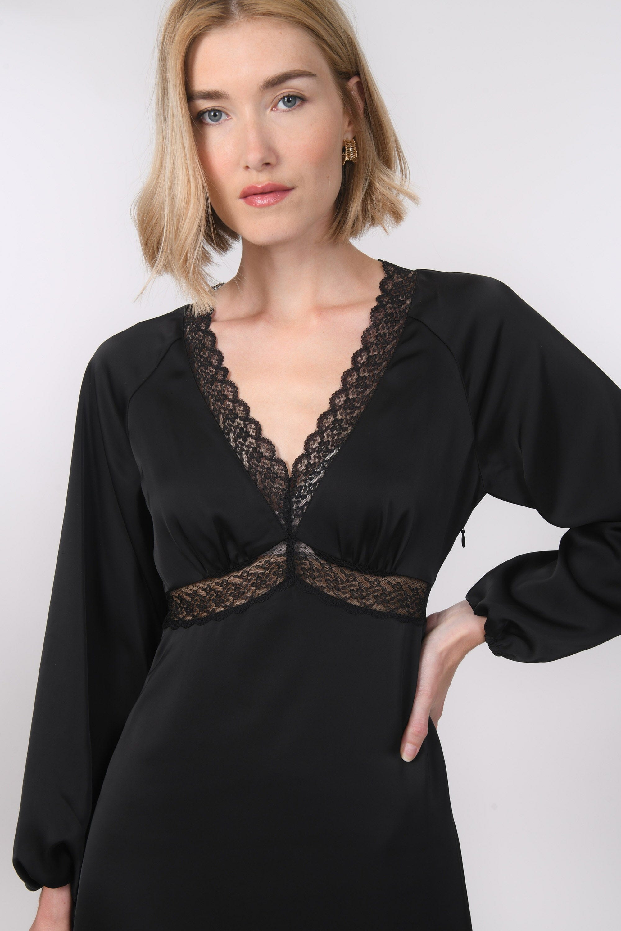 ROBE - BERGAMOTE - NOIR ROBE NEW KOOKAI Mode Kookai