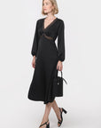 ROBE - BERGAMOTE - NOIR ROBE NEW KOOKAI Mode Kookai