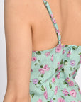 ROBE BRETELLES LAURA VERT/VIOLET ROBE KOOKAI Mode Kookai