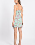 ROBE BRETELLES LAURA VERT/VIOLET ROBE KOOKAI Mode Kookai