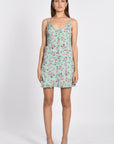 ROBE BRETELLES LAURA VERT/VIOLET ROBE KOOKAI Mode Kookai