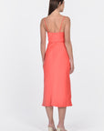 ROBE BRETELLES MIDI ELLIS STRAWBERRY ROBE KOOKAI Mode Kookai