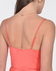 ROBE BRETELLES MIDI ELLIS STRAWBERRY ROBE KOOKAI Mode Kookai