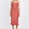 ROBE BRETELLES MIDI ELLIS TERRACOTA ROBE KOOKAI Mode Kookai