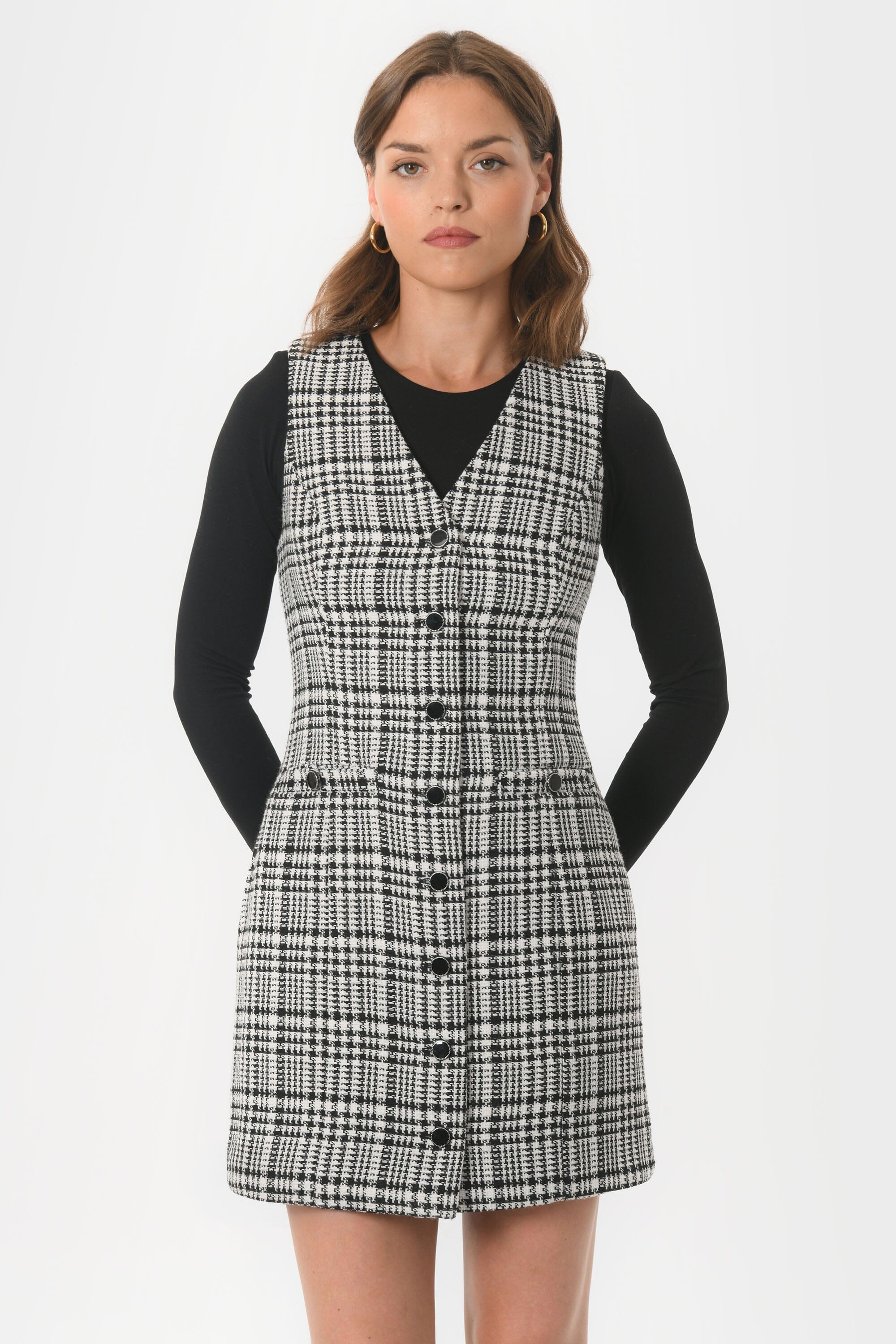 ROBE - BRIGHTON - NOIR/BLANC ROBE NEW KOOKAI Mode Kookai