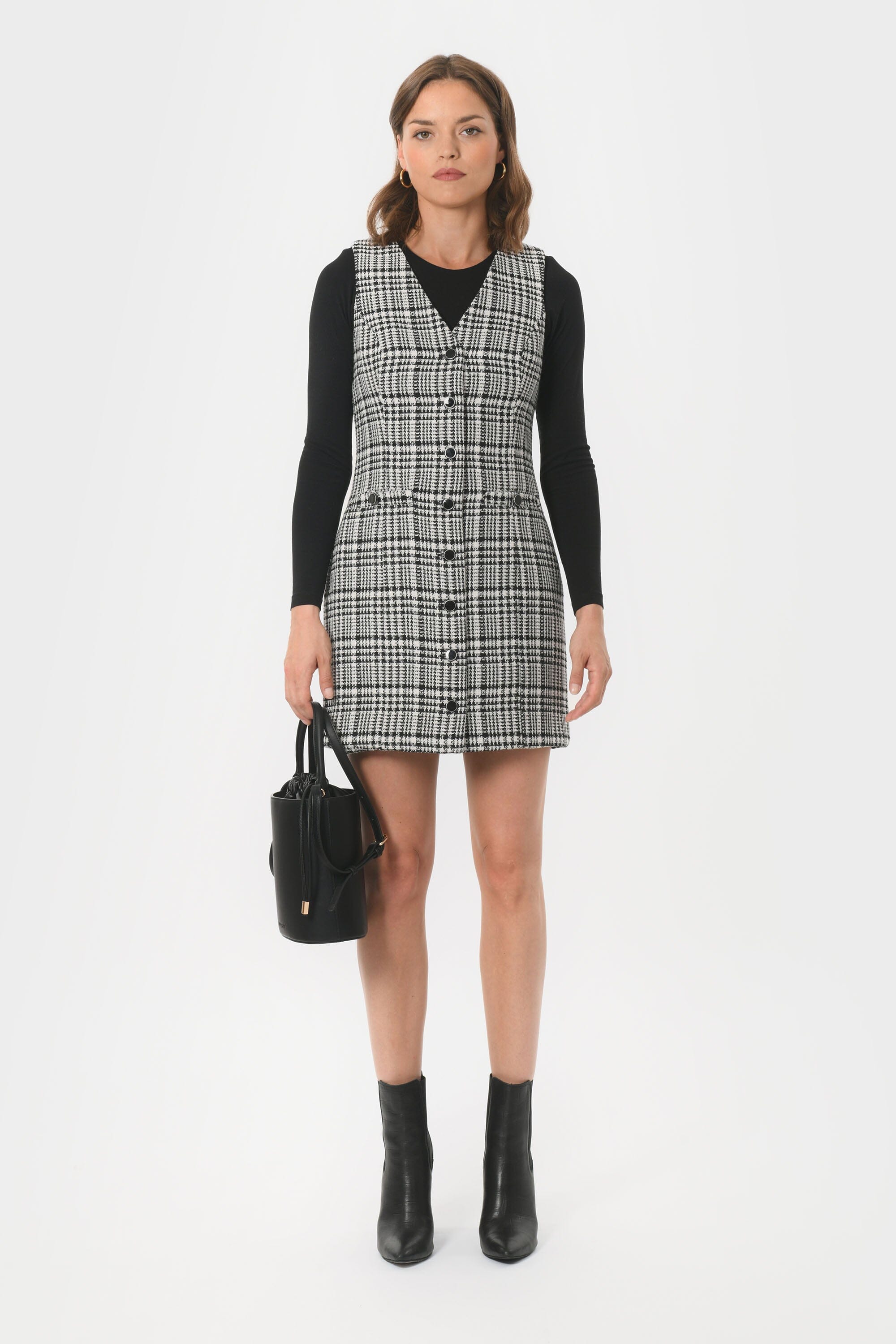 ROBE - BRIGHTON - NOIR/BLANC ROBE NEW KOOKAI Mode Kookai
