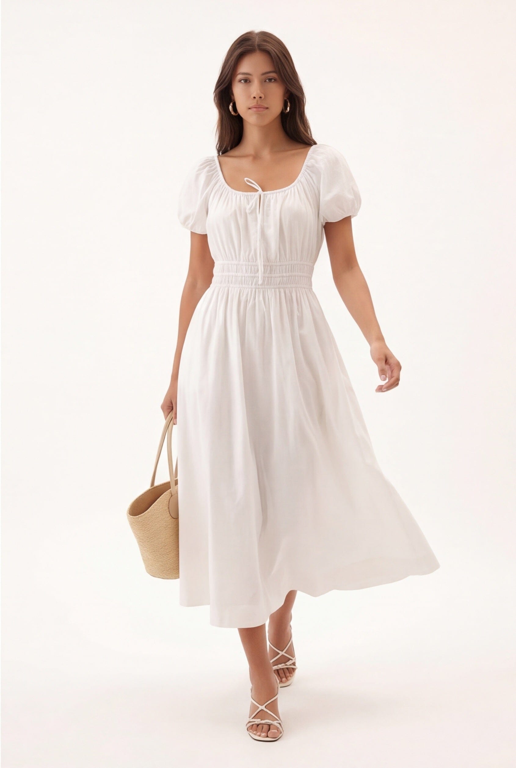 ROBE - CELIA - BLANC ROBE NEW KOOKAI Mode Kookai