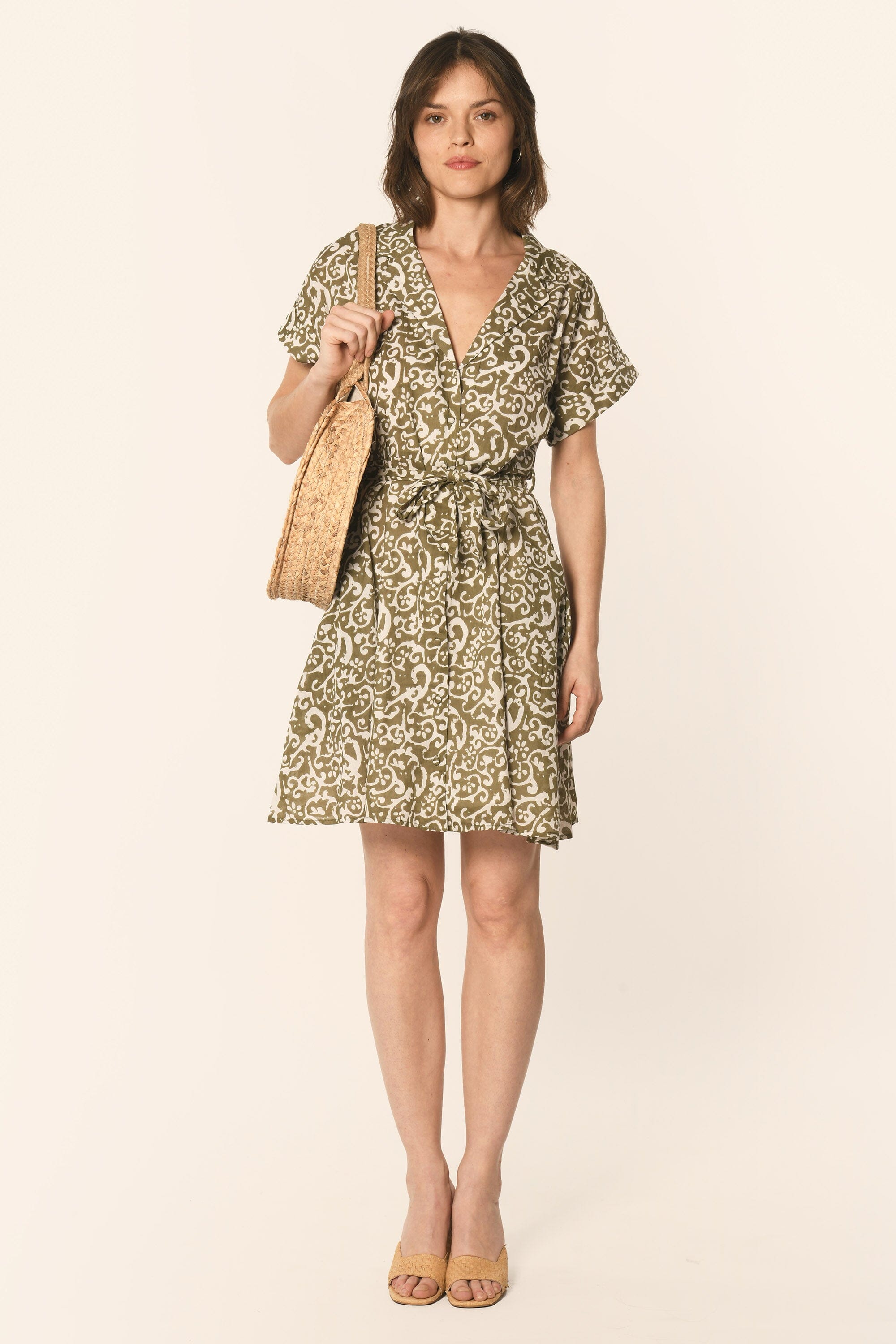 ROBE CHEMISE - KAKI - MULHOUSE ROBE KOOKAI Mode Kookai