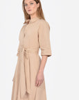 ROBE CHEMISE MIDI BARBARA BEIGE ROBE KOOKAI Mode Kookai