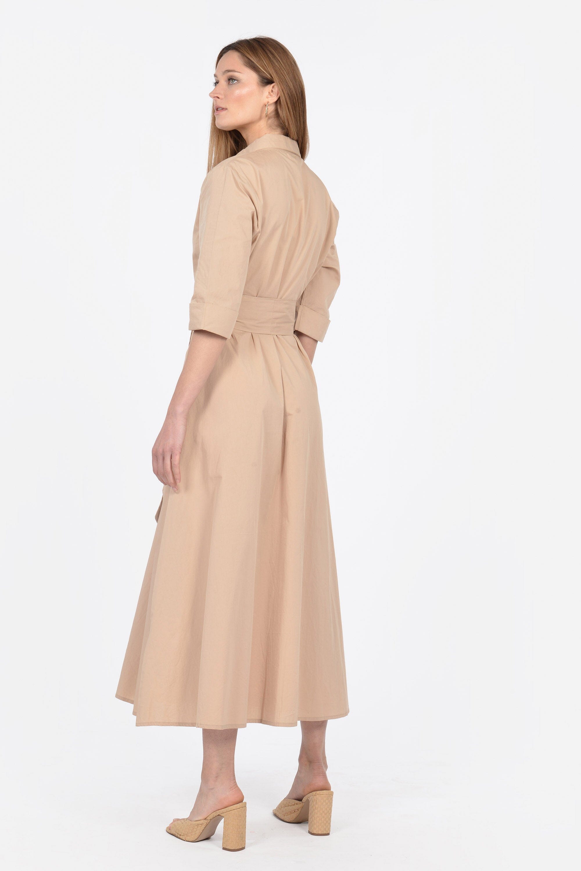 ROBE CHEMISE MIDI BARBARA BEIGE ROBE KOOKAI Mode Kookai