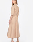 ROBE CHEMISE MIDI BARBARA BEIGE ROBE KOOKAI Mode Kookai