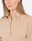 ROBE CHEMISE MIDI BARBARA BEIGE ROBE KOOKAI Mode Kookai