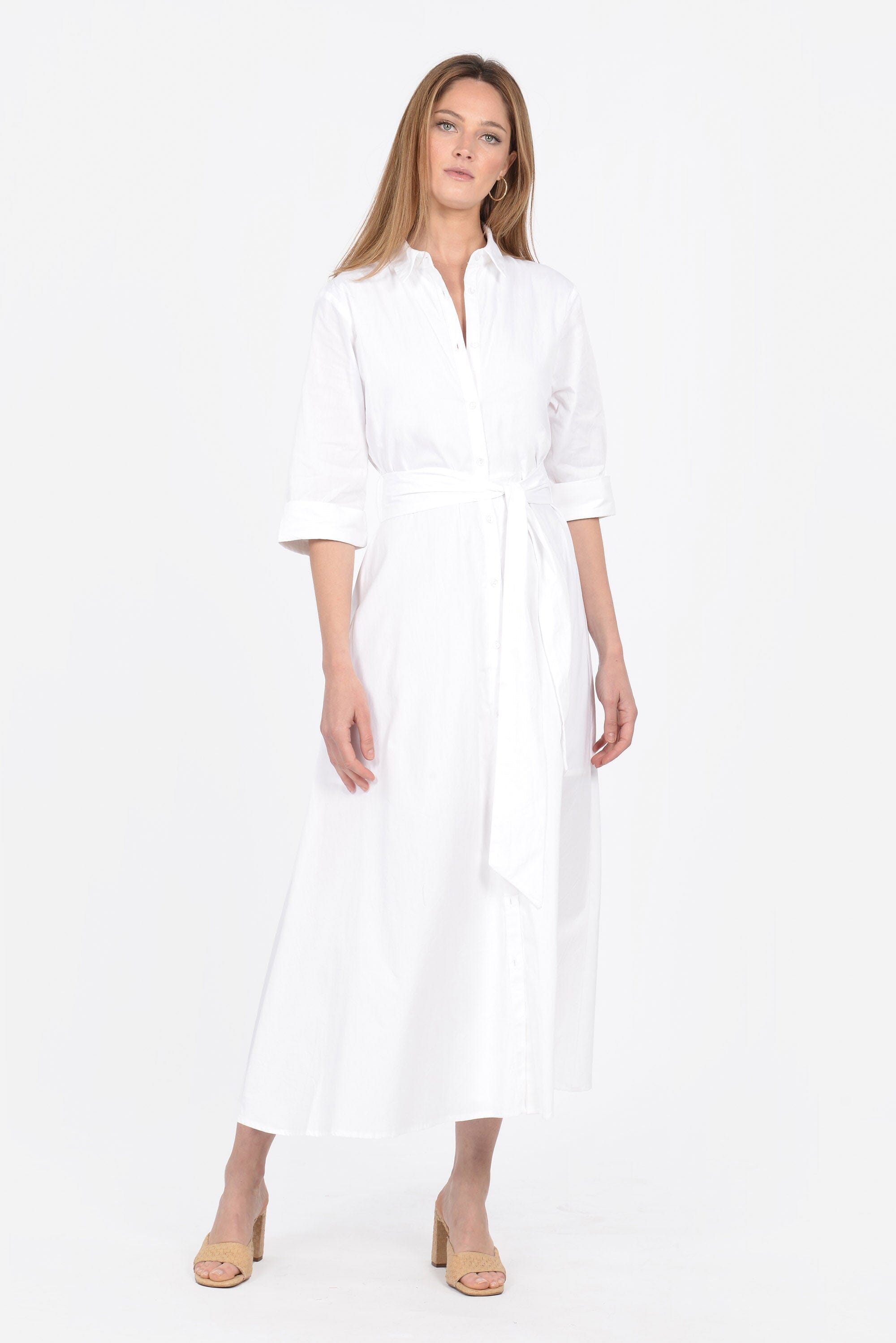 ROBE CHEMISE MIDI BARBARA BLANC ROBE KOOKAI Mode Kookai