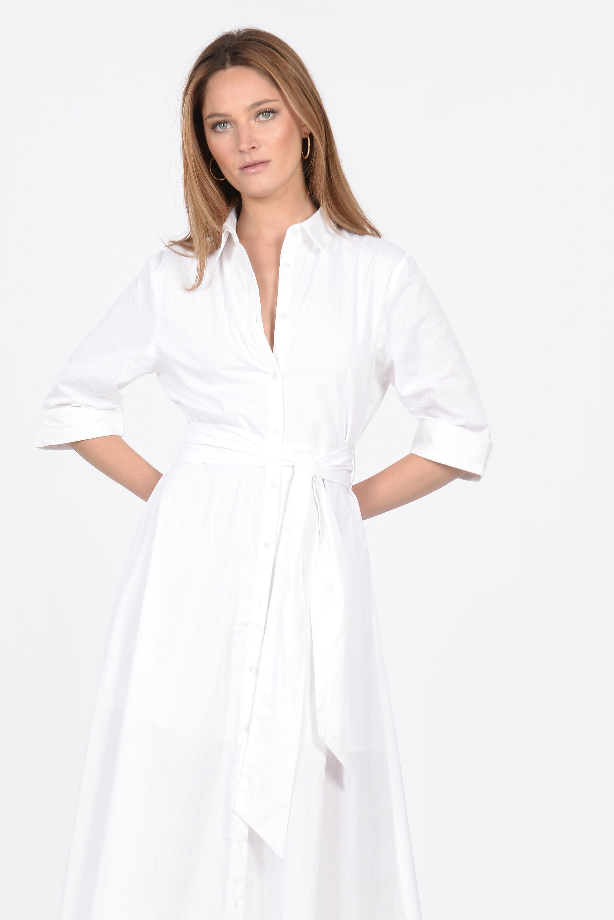 ROBE CHEMISE MIDI BARBARA BLANC ROBE KOOKAI Mode Kookai