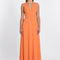 ROBE COL V LONGUE HAYMIE PAPAYE ROBE KOOKAI Mode Kookai