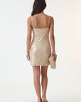 ROBE - COPACABANA - GOLD ROBE NEW KOOKAI Mode Kookai