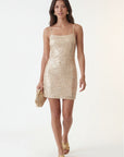 ROBE - COPACABANA - GOLD ROBE NEW KOOKAI Mode Kookai