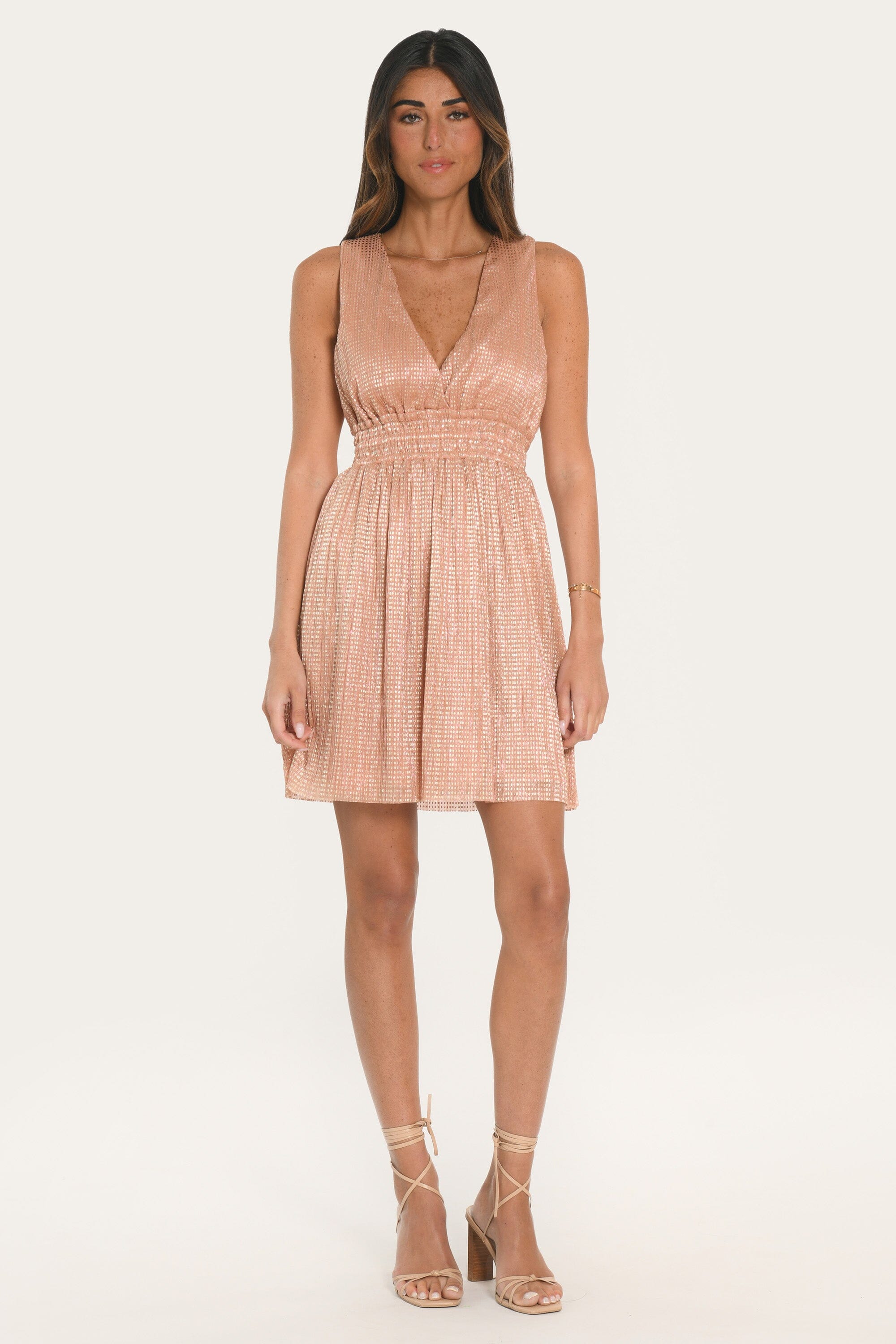 ROBE COURTE - ALEXIANE - PECHE/GOLD ROBE NEW KOOKAI Mode Kookai