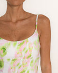 ROBE COURTE - AMANDA - ROSE/VERT ROBE NEW KOOKAI Mode Kookai