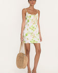 ROBE COURTE - AMANDA - ROSE/VERT ROBE NEW KOOKAI Mode Kookai