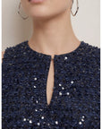 ROBE COURTE - ANDERSEN - MARINE ROBE NEW KOOKAI Mode Kookai