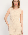 ROBE COURTE - ANDREE - BEIGE ROBE NEW KOOKAI Mode Kookai