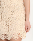 ROBE COURTE - ANDREE - BEIGE ROBE NEW KOOKAI Mode Kookai