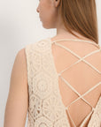 ROBE COURTE - ANDREE - BEIGE ROBE NEW KOOKAI Mode Kookai