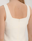 ROBE COURTE - ANNETTE - CREME ROBE NEW KOOKAI Mode Kookai