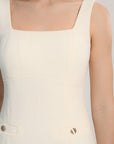 ROBE COURTE - ANNETTE - CREME ROBE NEW KOOKAI Mode Kookai