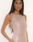 ROBE COURTE - AVERY - ROSE ROBE NEW KOOKAI Mode Kookai